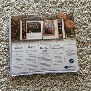 New Creative Memories 7 X 7" White Scrapbook Refill Pages 12 Sheets 2004 Sealed